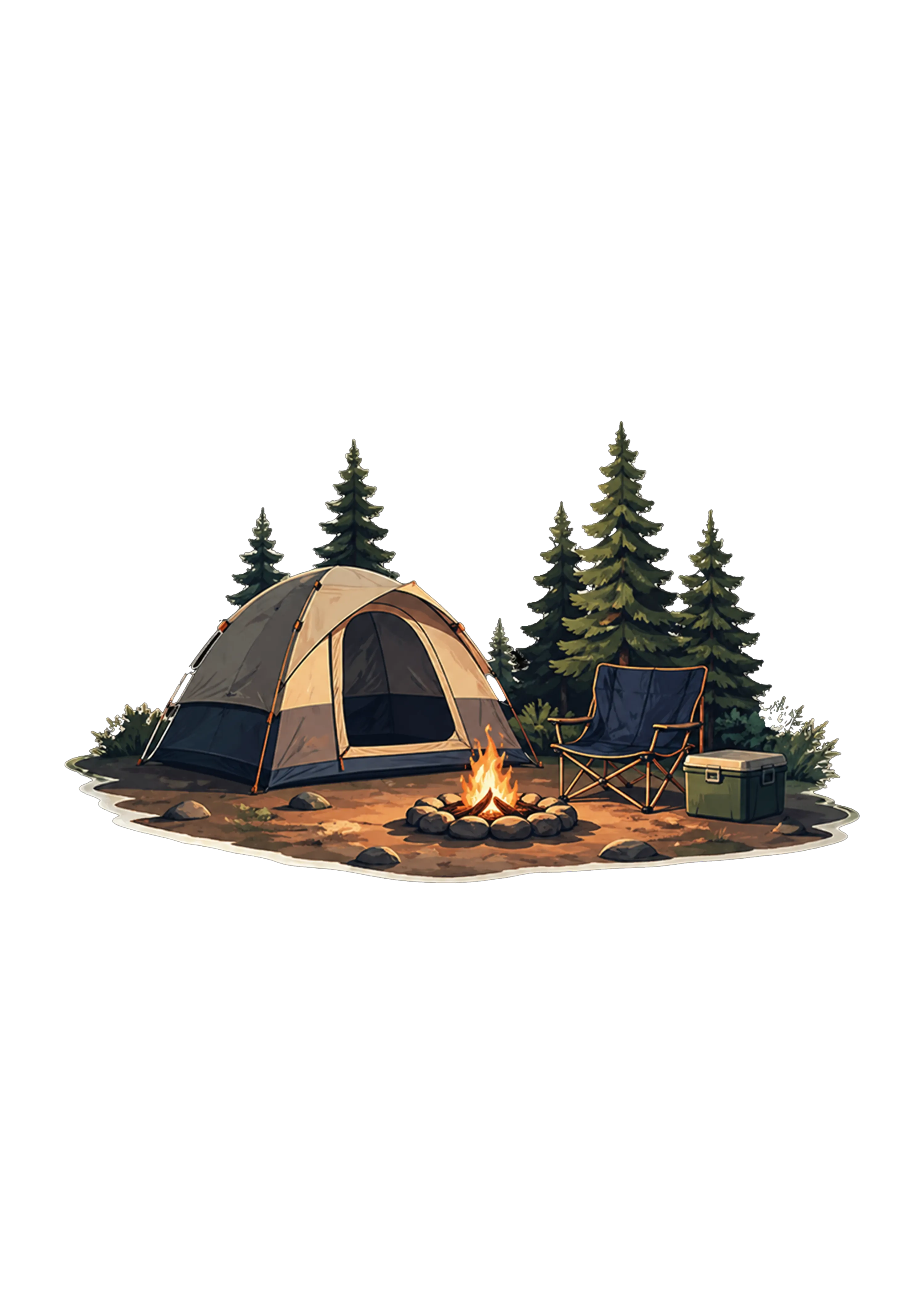Tent camping welcome